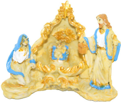 

Sarvsiddhi Birth Of Jesus Statue Decorative Showpiece - 15 cm(Terracotta, Multicolor)