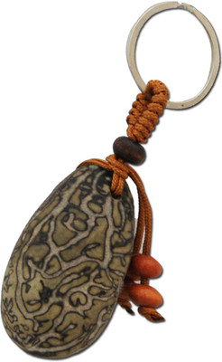 

DivyaMantra Divya Mantra Feng Shui Bodhi Tree Seed Keychain for Spiritual Attainment Decorative Showpiece - 10 cm(Plastic, Multicolor)