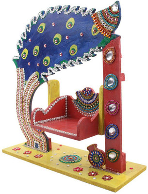 

Poojan Handicfart sv1328_12 Decorative Showpiece - 30.48 cm(Wooden, Multicolor)
