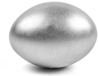 

GIRISHA AND SON Parad Mercury Lingam Shiva Lingam 85 gm Showpiece - 7 cm (Mercury, Silver) Decorative Showpiece - 7 cm(Mercury, Silver)