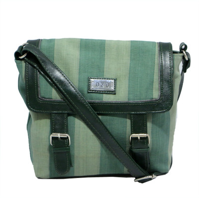 

OZO Women Casual Green PU Sling Bag