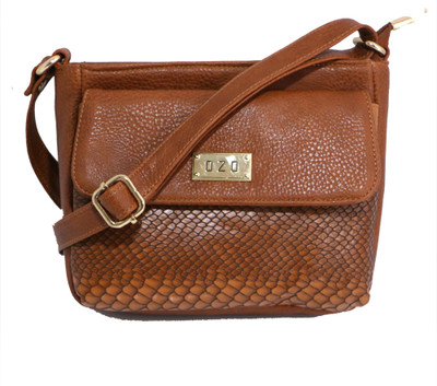 

OZO Women Casual Brown PU Sling Bag