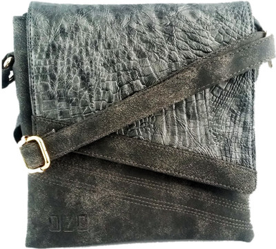 

OZO Women Casual Grey PU Sling Bag