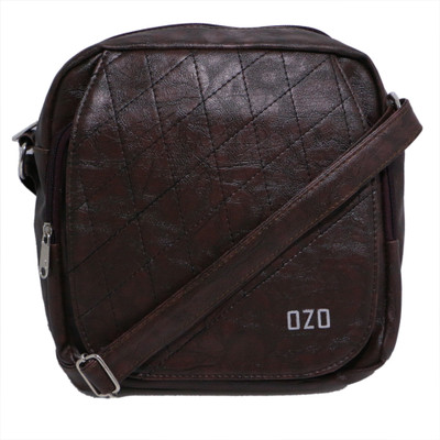

OZO Women Casual Brown PU Sling Bag