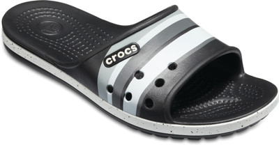 

Crocs Slides, Black/light grey