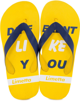 

Limetta Slippers, Yellow::navy