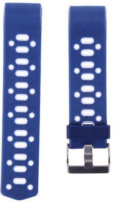 

J Replacement Watch Strap Oval Fitbit Dharge2 5.5-6.7 Plus Screen Protector_09 Smart Watch Strap(Blue), Dark blue;white