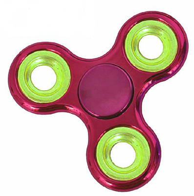 styles creation Anti-Anxiety High Speed Fidget Metal Spinner(Pink)