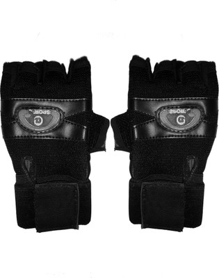 

Leosportz HEAVY LEATHER PADDING Gym & Fitness Gloves Gym & Fitness Gloves (, Black