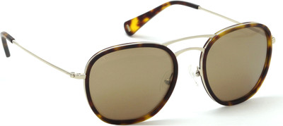 Image Round Sunglasses(Golden) Flipkart