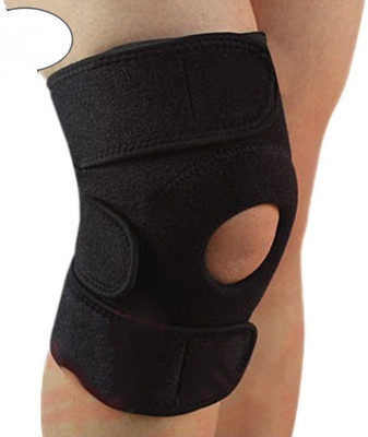 

Aide Open Patella Knee support and Knee Pain Relief for men and Women Knee Support (S, Black)