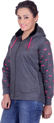 Goodluck Full Sleeve Solid Women Sweatshirt