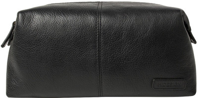 Hidesign TASHI-REGULAR-BLACK Travel Toiletry Kit(Black)