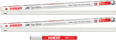 

Eveready 18W Pack of 2 with 5W led Tube Straight Linear LED Tube Light(White, Pack of 3)