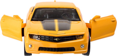 RMZ 5''PULL BACK-Chevrolet Camaro Die Cast Car(Yellow)