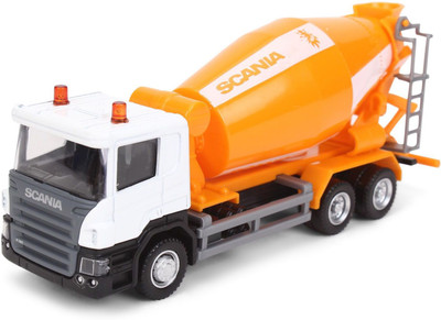 

RMZ 1:64 SCANIA - Cement Mixer Transport Series(Orange)