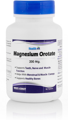 

HealthVit Magnesium Orotate 200 Mg 60 Tablets(60 No)