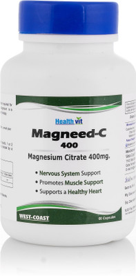 

HealthVit Magneed C-400 Magnesium Citrate 400Mg 60 Tablet(60 No)