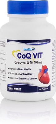 

HealthVit CoQ - Vit Coenzyme 100 mg Q-10(60 No)