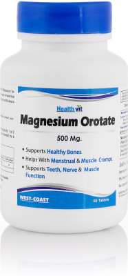 

HealthVit Magnesium Orotate 500 mg 60 Tablets(60 No)