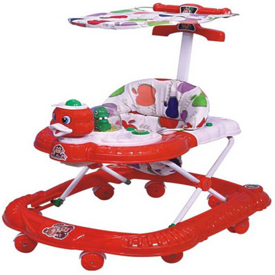 

Abasr Musical Activity Walker With Parent Rod(Red)