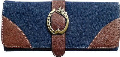 

SAMCO FAS Women Brown Artificial Leather Wallet(10 Card Slots)