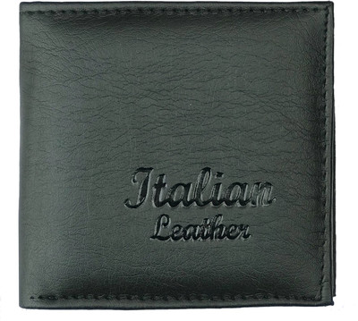 

Genuine Leather Men Black Genuine Leather Wallet(7 Card Slots)