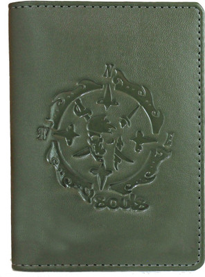 

ROYAL SCOT GREY Men Green Artificial Leather Document Holder(4 Card Slots), Olive green