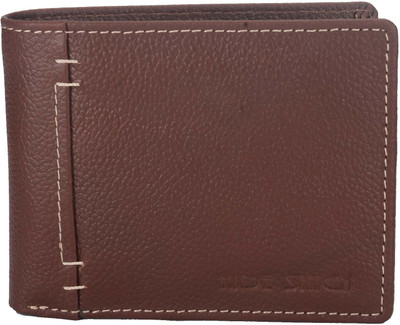 

Hidestitch Men Brown Genuine Leather Wallet(4 Card Slots), Brown-05