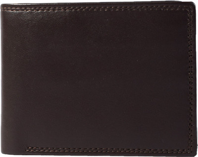 

Toughstance Men Brown Genuine Leather Wallet(9 Card Slots)