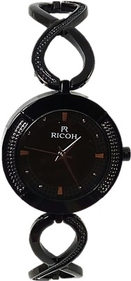 Ricoh LADIES FANCY ALL BLACK METAL STRAP Watch  - For Women   Watches  (Ricoh)