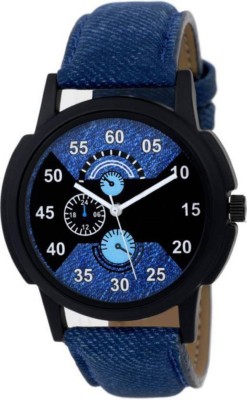 PMAX WHITE DIAL FANCY STYLISH BLUE STRAP WATCH Watch  - For Men   Watches  (PMAX)