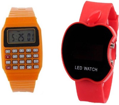 lavishable Apple Shape Led Watch combo Watch - For Boys & Girls Watch  - For Boys & Girls   Watches  (Lavishable)