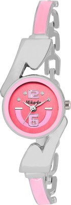 Mikado Precious Princess Pink Bracelet design analog watch for women and girls Watch  - For Girls   Watches  (Mikado)