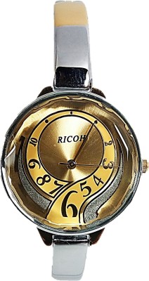 Ricoh LADIES FANCY DOUBLE TONE METAL STRAP Watch  - For Women   Watches  (Ricoh)