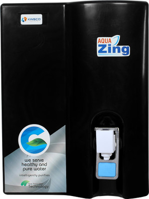 

Kinsco Aqua Zing Alkaline 10 L RO Water Purifier(Black)