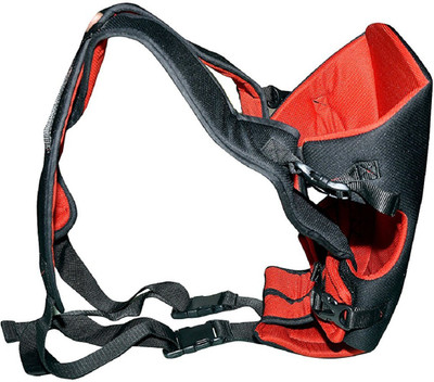 

Continental Kids premium Soft Stuff Multi Position Baby Carry Bag ( Black Red ) Baby Carrier(Black, Red, Front Carry facing in)
