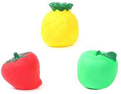 

Ratnas SQUEEZY TOYS FRUIT 3PCS. Rattle(Multicolor)