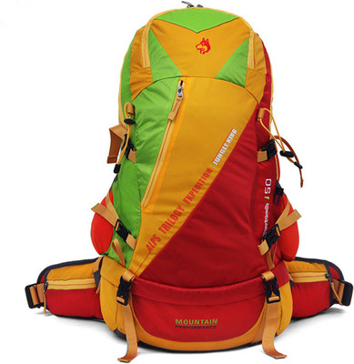 

Husky Travel Mountain Performance Rucksack Travel Bag 50 L Backpack(Yellow)