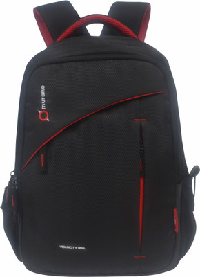 

Murano Black Color Multipurpose College 35 L Backpack(Black), White
