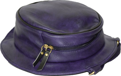 

SM Shopper Handmade PU Leather Hat Backpack Backpack(Blue, 5 L)