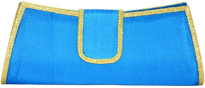 

Estheticmind Gorgeous silk party clutch with loop Sling Bag(Blue, 7 L)
