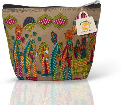 

Handcraft HC-HB-049 Multipurpose Bag(Multicolor, 10 inch)