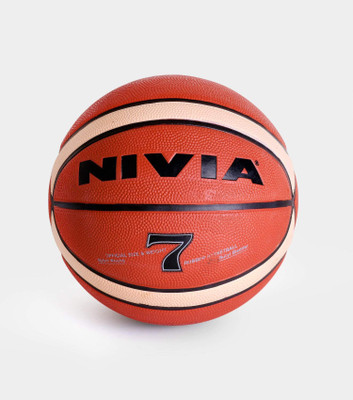 

Nivia Engraver Basketball - Size: (Pack of 1, Brown, Dark brown;cream