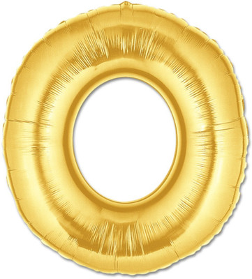 

Balloonistics Solid O Letter Foil Balloon 17" Inch Balloon(Gold, Pack of 1)