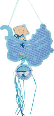 

ROCK THE PARTY BABY SHOWER HANGING Banner(.85 ft, Pack of 1)