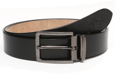 

Wild Buff Men Casual Black Genuine Leather Belt
