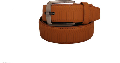 

HePreference Men Tan Artificial Leather Belt