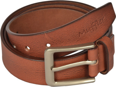 

Muffler Men Casual Brown Genuine Leather Belt