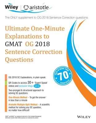 Wiley'S Ultimate One-Minute Explanations to GMAT Og 2018 Sentence Correction Questions(English, Paperback, unknown)